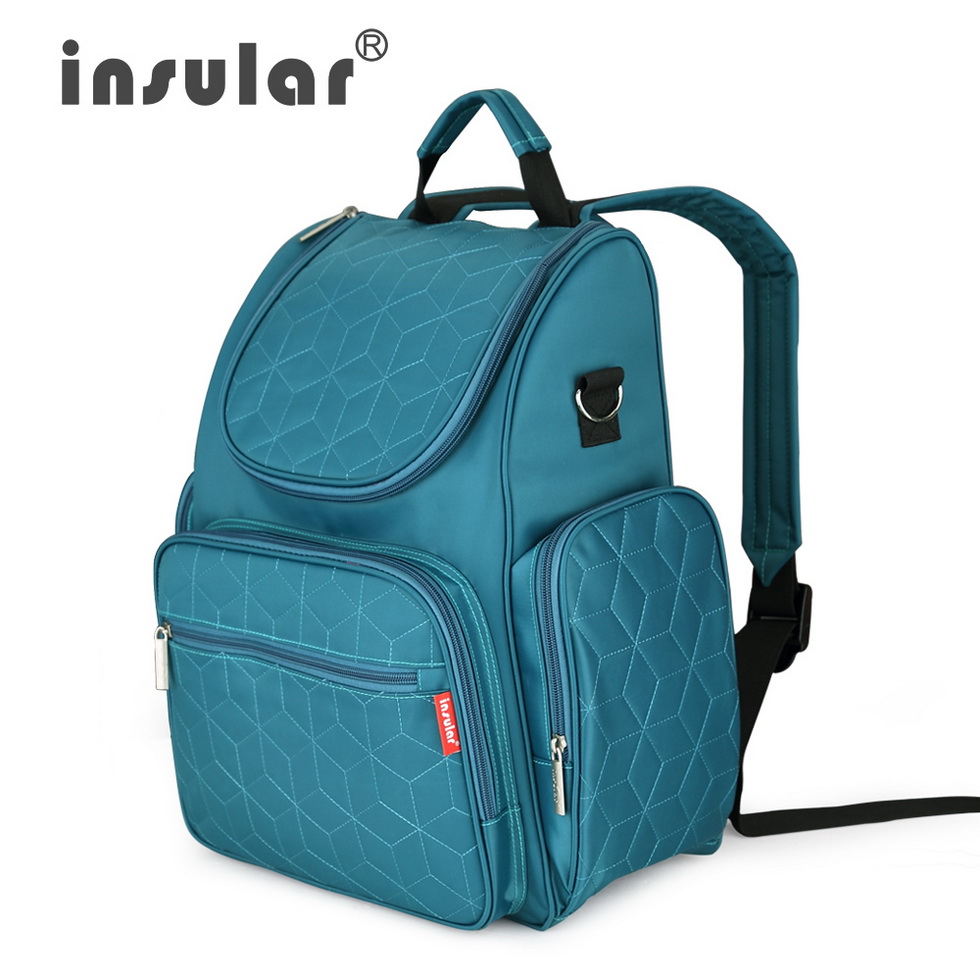 Backpack Diaper Bag - Insularファッションミイラおむつバッグ大看護バッグ旅行バックパックデザイナーベビーカーベビーおむつバックパックバッグベビーケア
