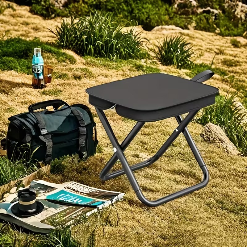 Foldable Backpack Small - ポータブル折りたたみ式バックパックスツール軽量キャンプピクニック釣り用椅子メッシュバッグ付きアウトドアアドベンチャーシートハイキング旅行用