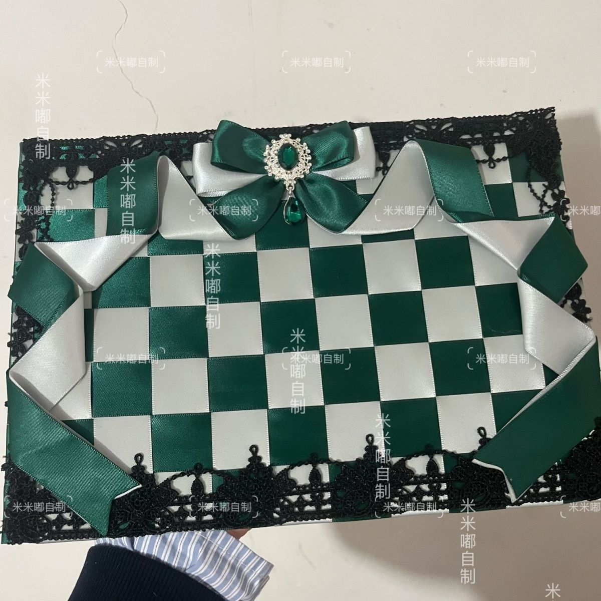 Backpack Insert Organizer - 手作りリボンボウインサートボード B5 イタバッグバッジバックパックオーガナイザーボードレースバックプレートアニメコスプレクラフト