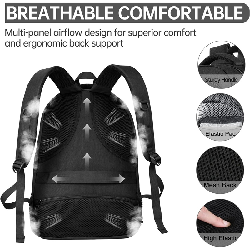 盗難防止USB防水ハードシェルEVAラップトップバックパック - Travel Backpack Anti Theft のレビューと価格