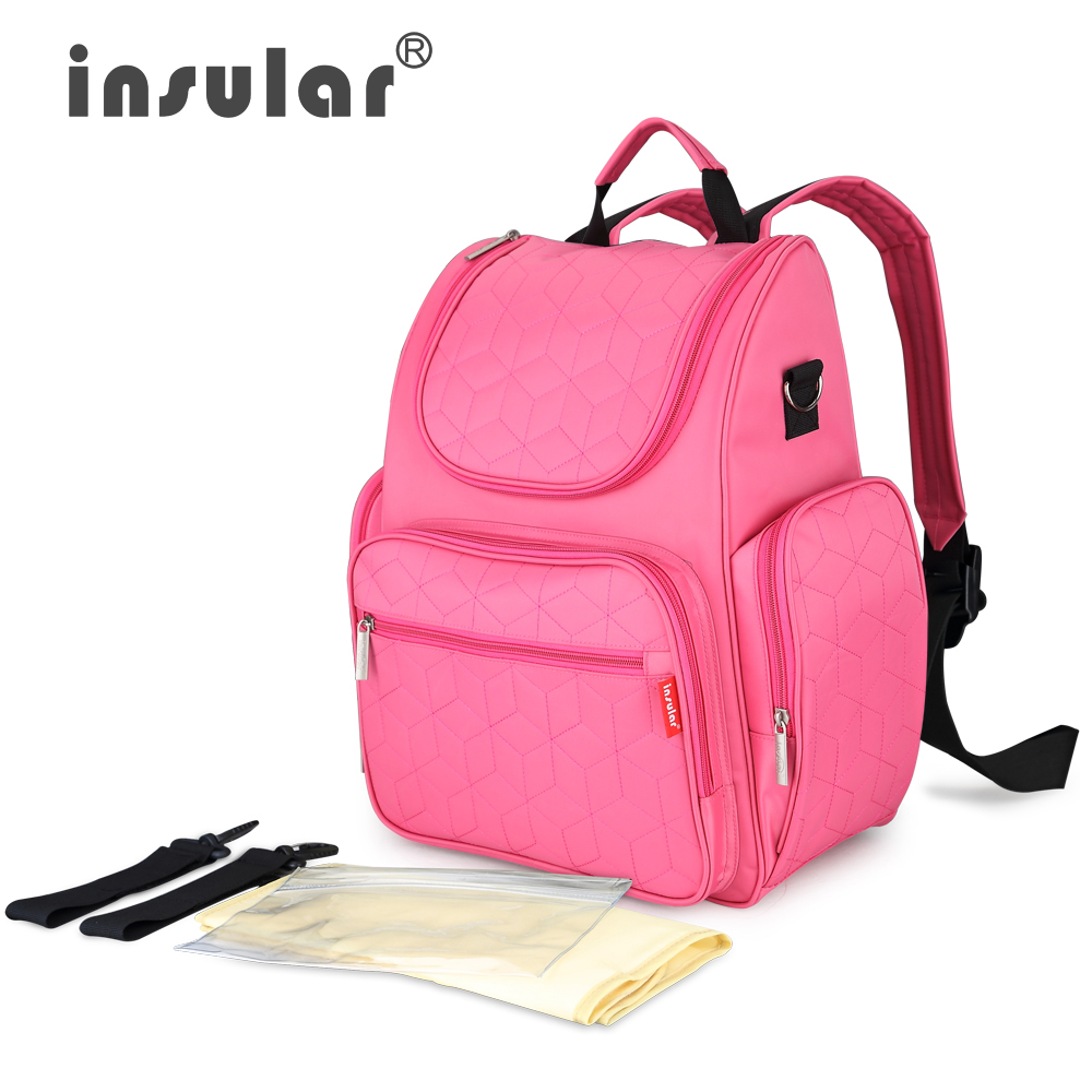 Insularファッションミイラおむつバッグ大看護バッグ旅行 - Backpack Diaper Bag のレビューと価格