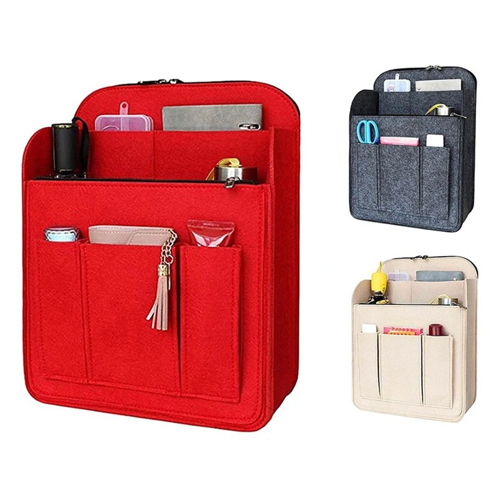 耐久性のある多ポケットバックパックインナーバッグ、大容量ポー - Backpack Insert Organizer のレビューと価格