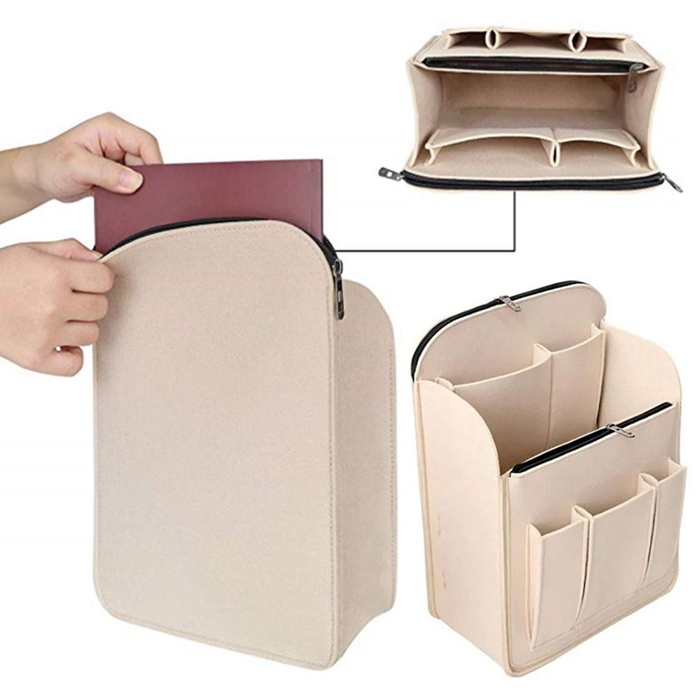 耐久性のある多ポケットバックパックインナーバッグ、大容量ポー - Backpack Insert Organizer のレビューと価格