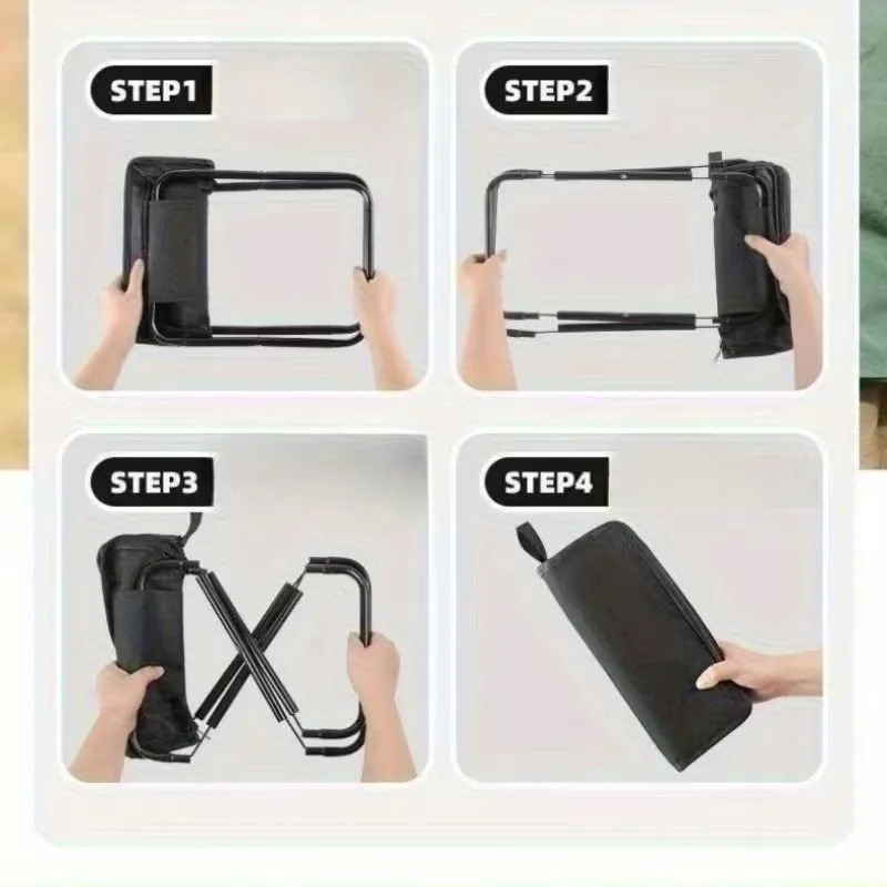 ポータブル折りたたみ式バックパックスツール軽量キャンプピクニ - Foldable Backpack Small のレビューと価格