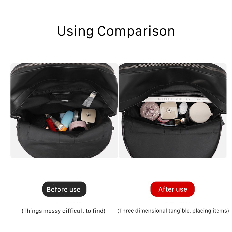 EverToner フランネルインサートバッグオーガナイザー - Backpack Insert Organizer のレビューと価格