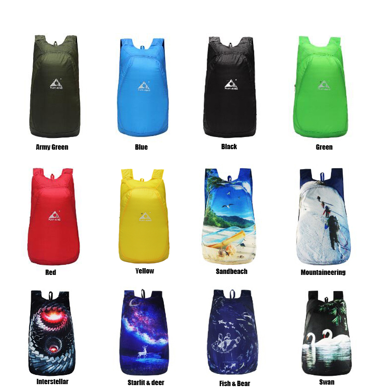 PlayKing-超軽量折りたたみバックパック,超軽量バッグ - Foldable Backpack Small のレビューと価格
