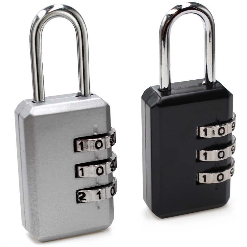 小型コンボロック 3 桁コンビネーション荷物番号バックパック - Backpack Lock Combo のレビューと価格