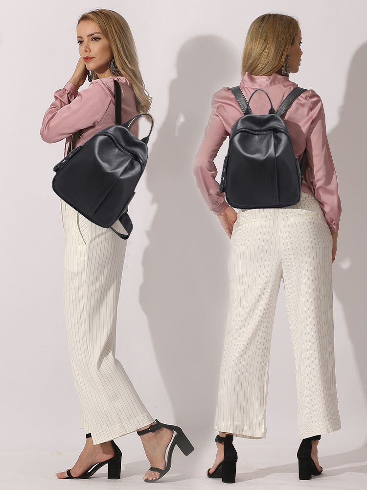 Zency 盗難防止デザイン女性バックパック 100% 本革 - Travel Backpack Anti Theft のレビューと価格