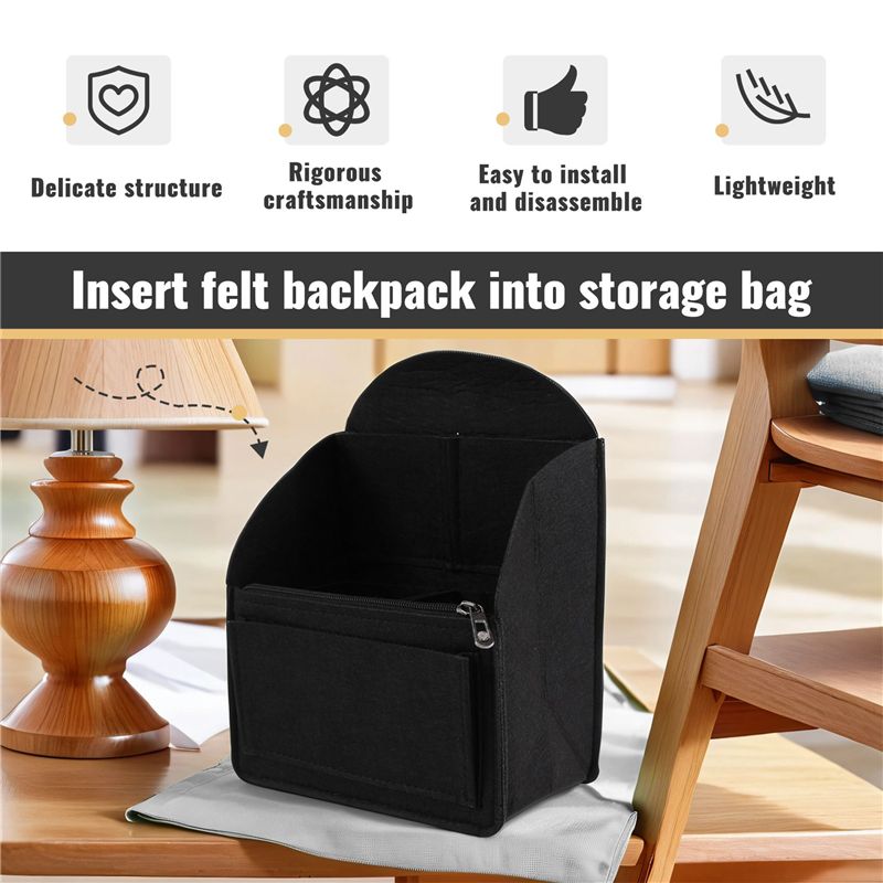 SEWS-フェルトバックパックインサートオーガナイザー収納バ - Backpack Insert Organizer のレビューと価格