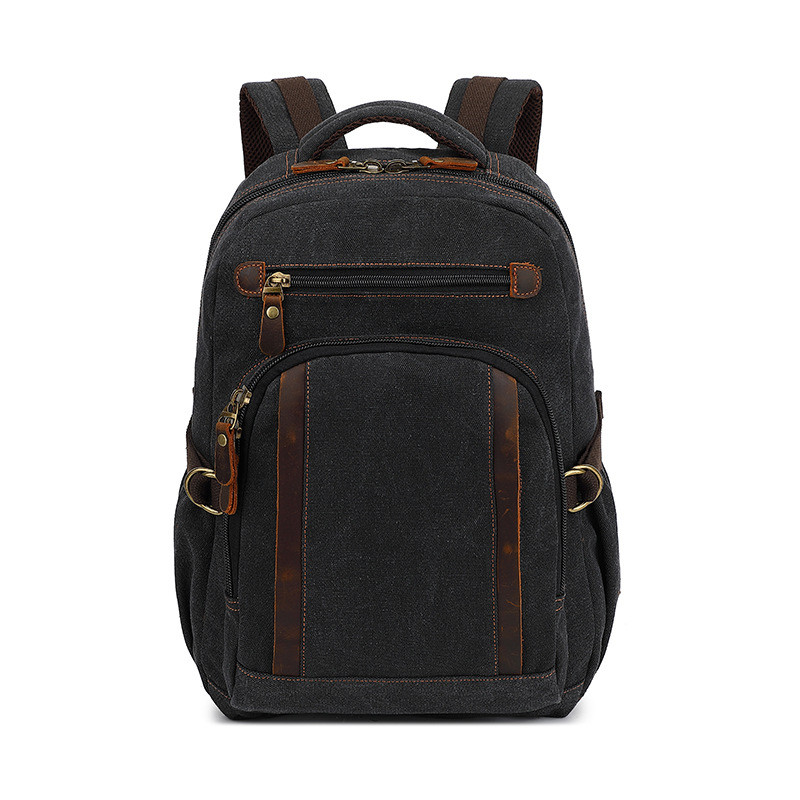 新しいカジュアルなクロスボーダーバックパック、メンズトレンド - Canvas Backpack Casual のレビューと価格