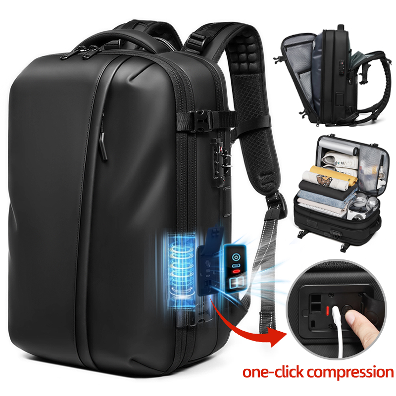 メンズトラベルバックパック ワンクリックスタートポンプ真空圧 - Travel Backpack Anti Theft のレビューと価格