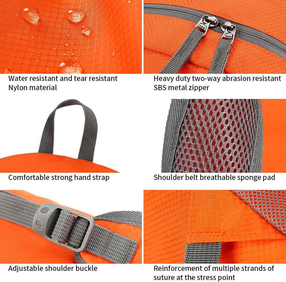 FENGDONG 35L 軽量折りたたみ式防水パッカブルトラ - Foldable Backpack Small のレビューと価格