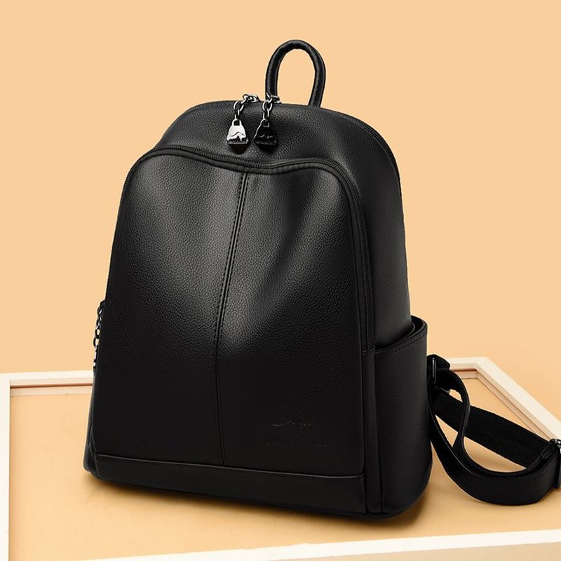 韓国製ソフトPUレザー大容量トラベルバックパック、レディース - Travel Backpack Anti Theft のレビューと価格