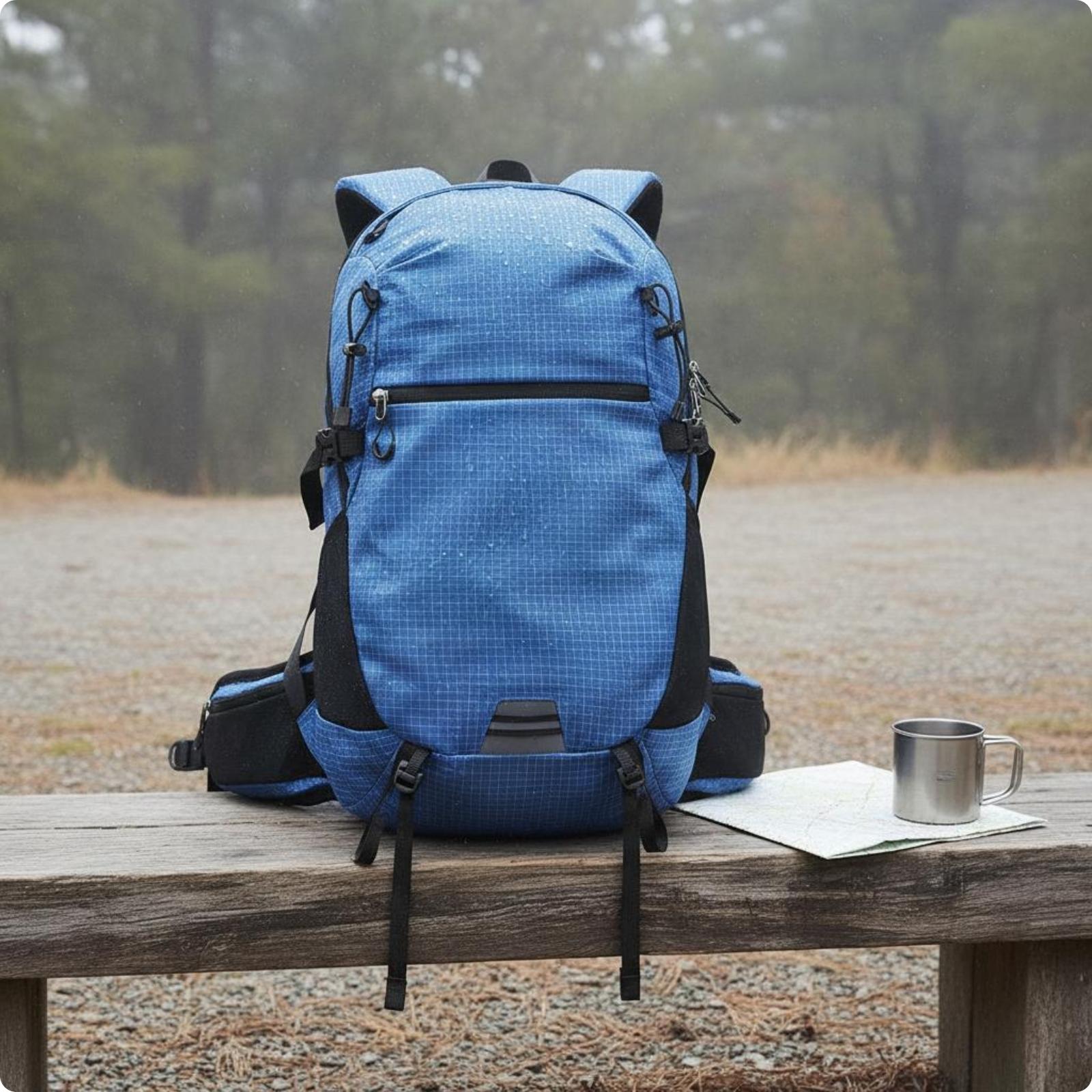 アウトドアハイキングパック、圧縮ストラップ付きバックパック、 - Hiking Backpack Waterproof のレビューと価格
