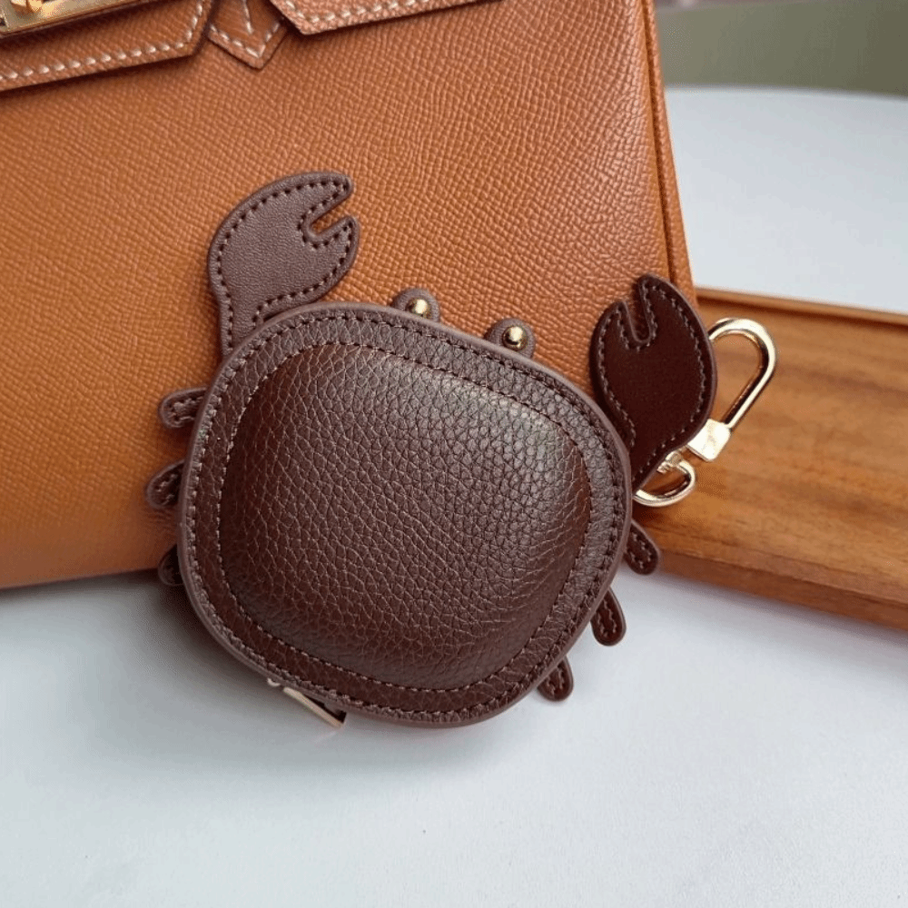 漫画風カニ型コインケースキーホルダー可愛い小型財布カニPUレ - Mini Backpack Purse のレビューと価格