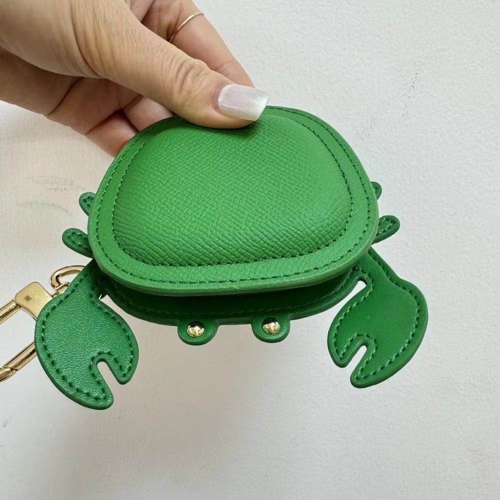 漫画風カニ型コインケースキーホルダー可愛い小型財布カニPUレ - Mini Backpack Purse のレビューと価格